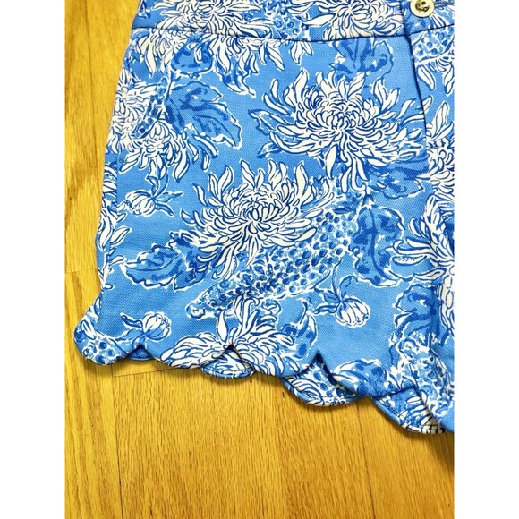 Lilly Pulitzer Women's Buttercup Knit Short 5” Boca Blue Croc & Lock It Size 14 - Picture 10 of 13